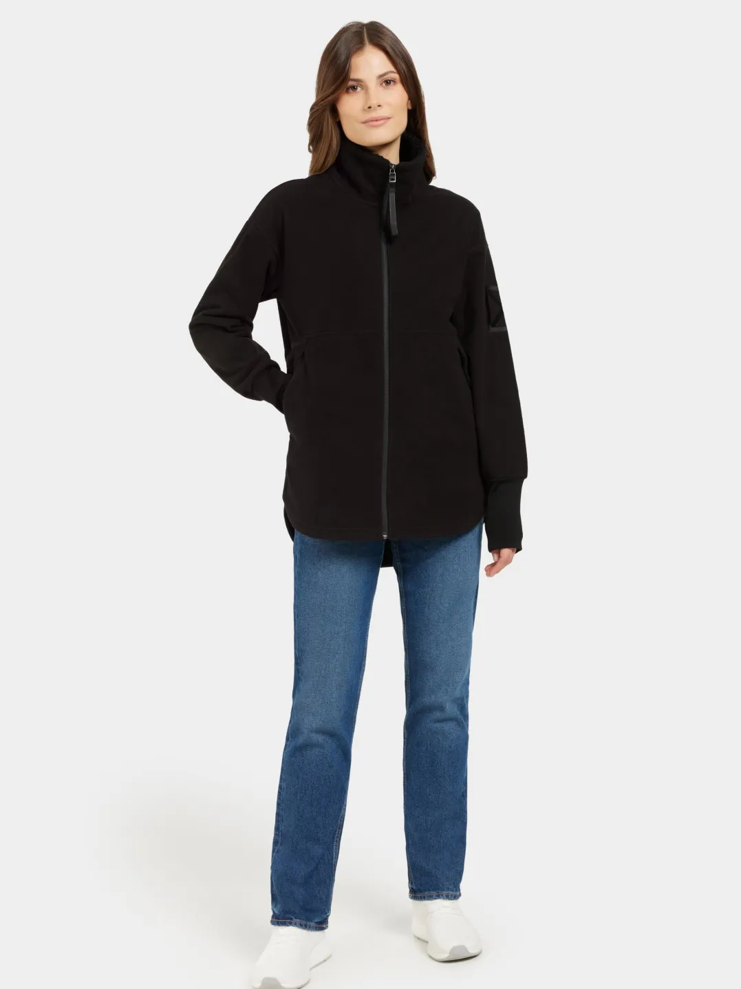 Didriksons Women's Ronja Full Zip Black