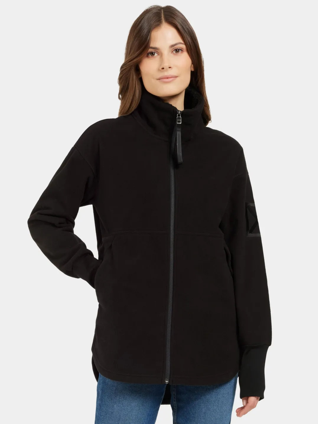 Didriksons Women's Ronja Full Zip Black