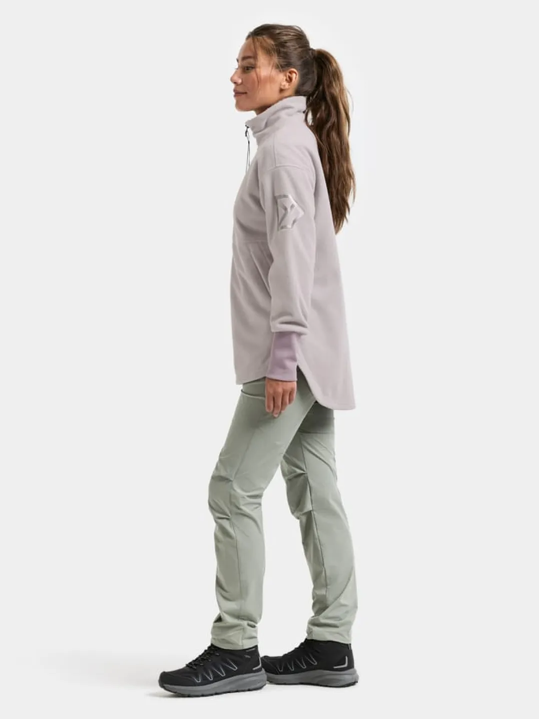 Didriksons Women's Ronja Full Zip Sunrise Mist
