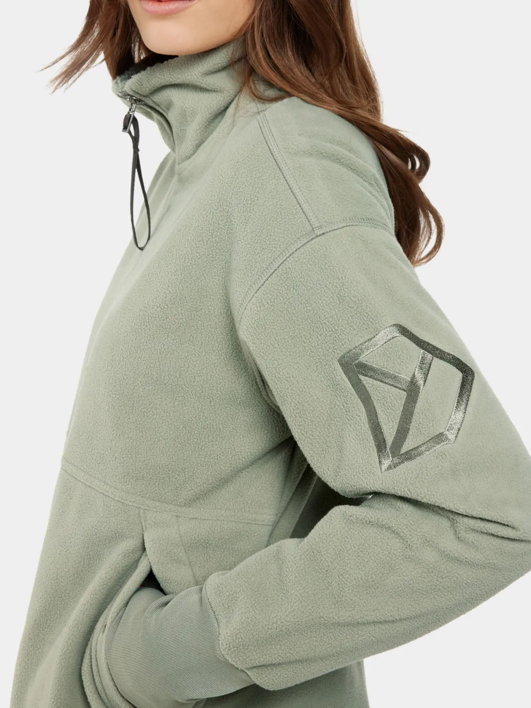 Didriksons Women's Ronja Full Zip Wilted Leaf