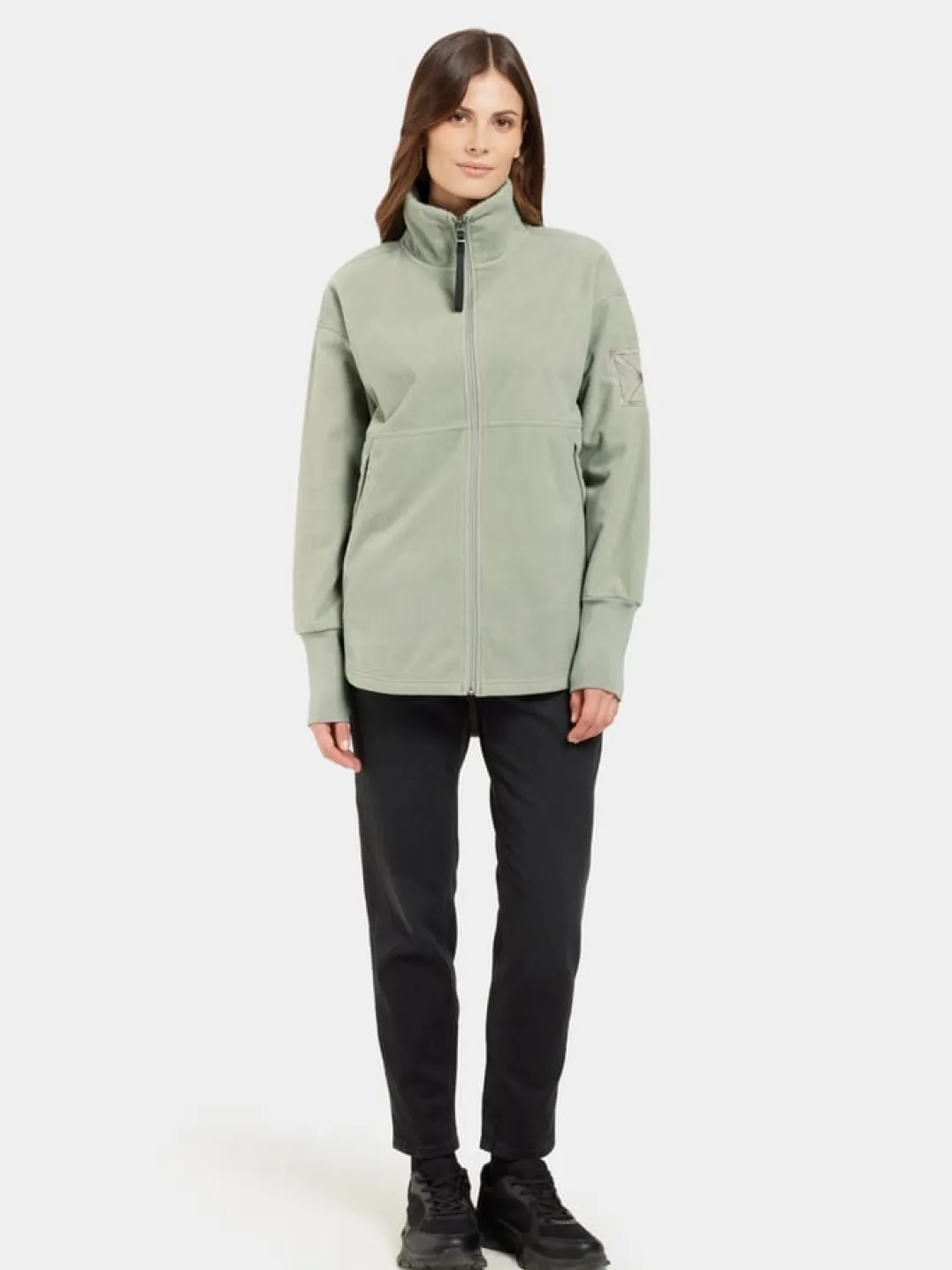 Didriksons Women's Ronja Full Zip Wilted Leaf