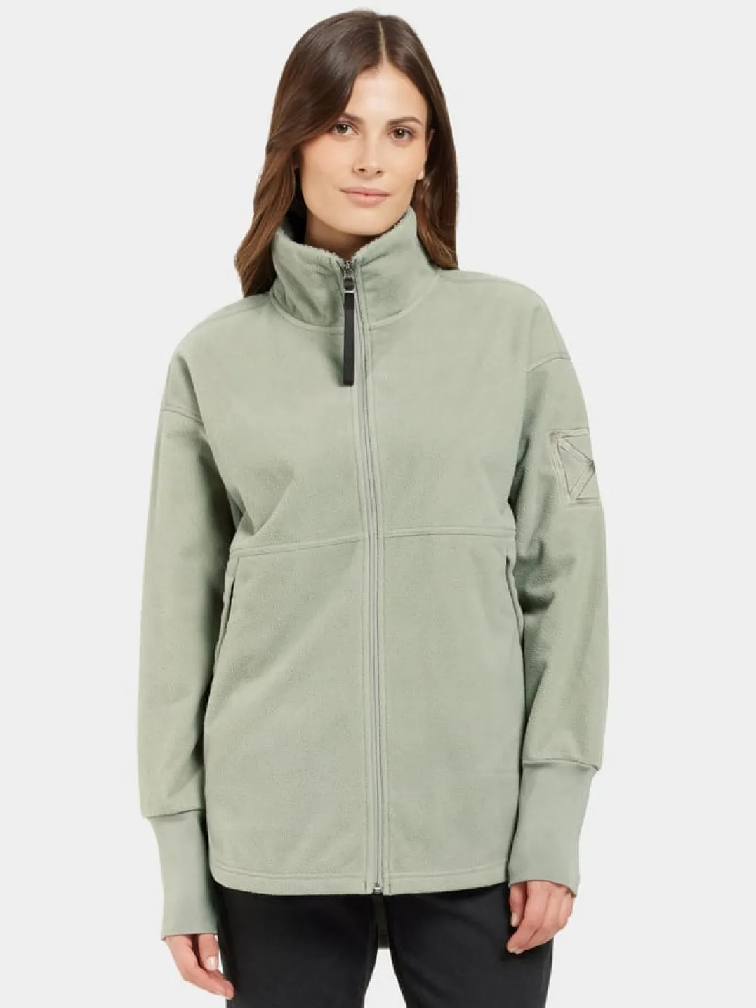 Didriksons Women's Ronja Full Zip Wilted Leaf