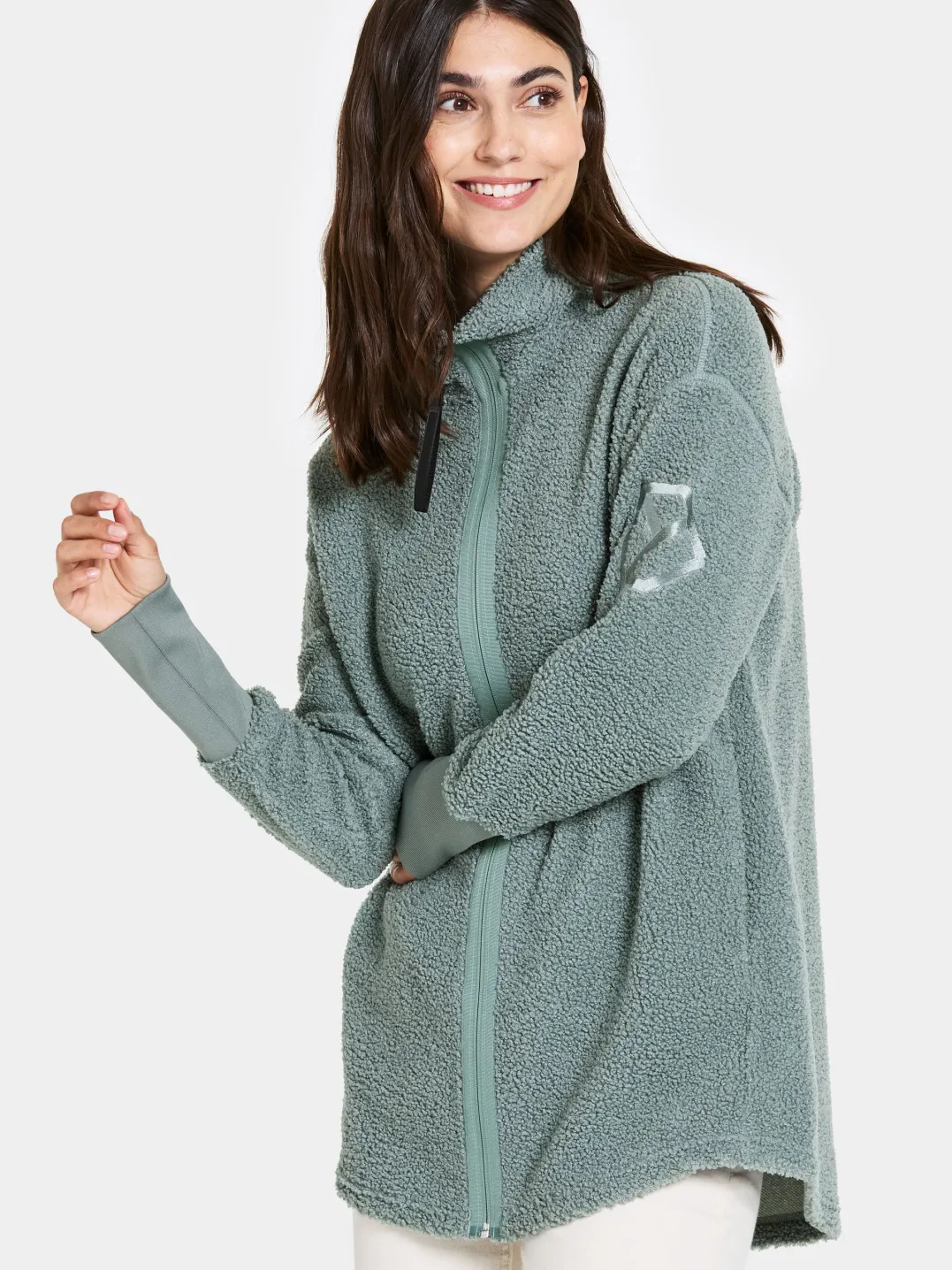 Didriksons Women's Sally Full Zip 2 Factory Blue