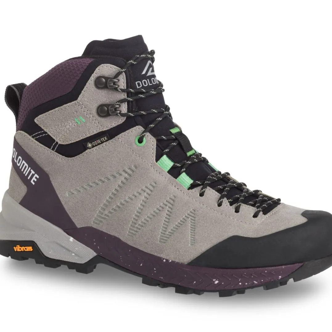 Dolomite Dol Shoe W'S Crodarossa Leather High Gtx Grey/dark Purple