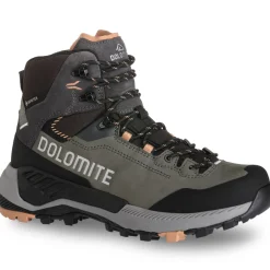 Dolomite Dol Shoe W'S Vernale Leather High Gtx Silver Green/sand Pink