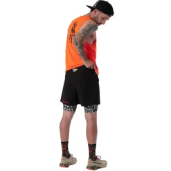 Dynafit Trail 2in1 Shorts M Black Out Overcast/7960