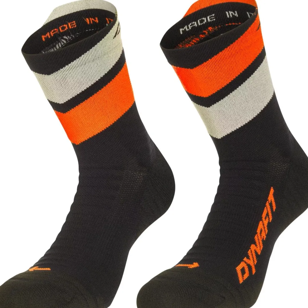 Dynafit Ultra Mid Socks Black Out Ultra Orange/4220