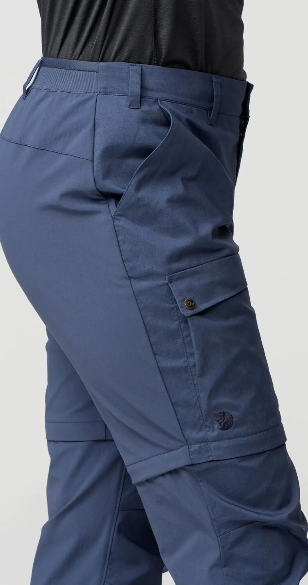 Fjällräven Abisko Hybrid Trail Trs Zip-Off W Navy