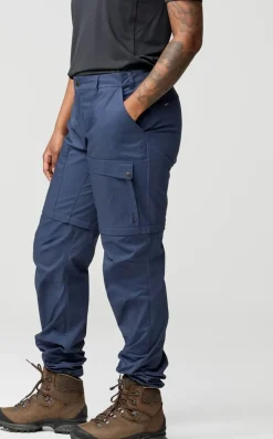 Fjällräven Abisko Hybrid Trail Trs Zip-Off W Navy