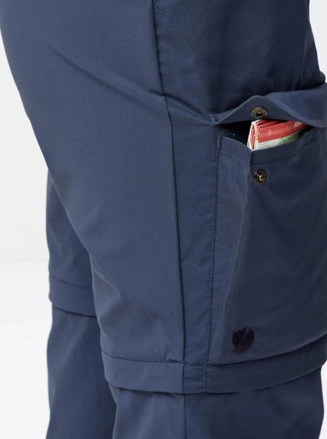 Fjällräven Abisko Hybrid Trail Trs Zip-Off W Navy