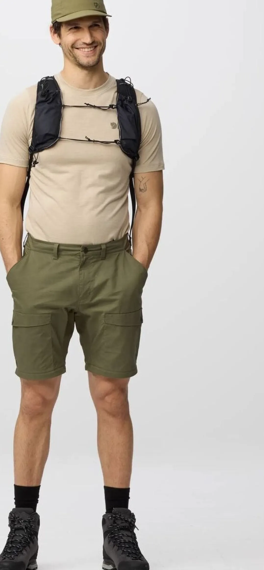 Fjällräven Abisko Hybrid Trail Trs Zip-Off M Laurel Green