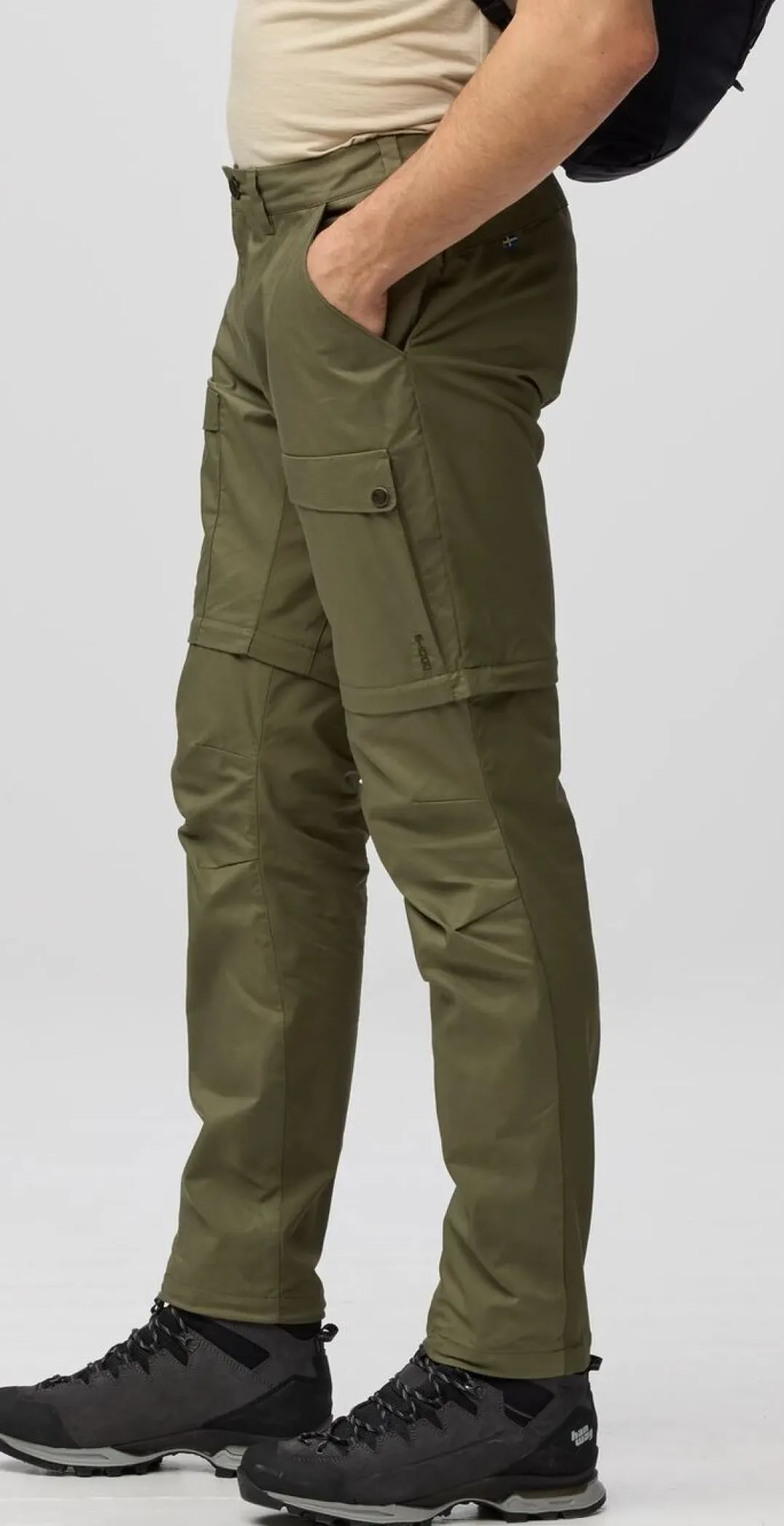 Fjällräven Abisko Hybrid Trail Trs Zip-Off M Laurel Green