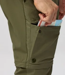 Fjällräven Abisko Hybrid Trail Trs Zip-Off M Laurel Green