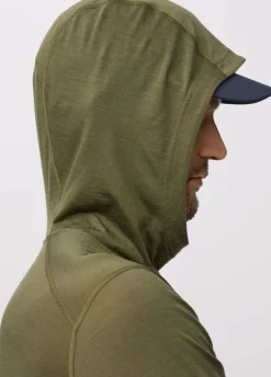 Fjällräven Abisko Wool Hoodie M Laurel Green