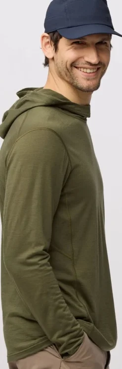 Fjällräven Abisko Wool Hoodie M Laurel Green