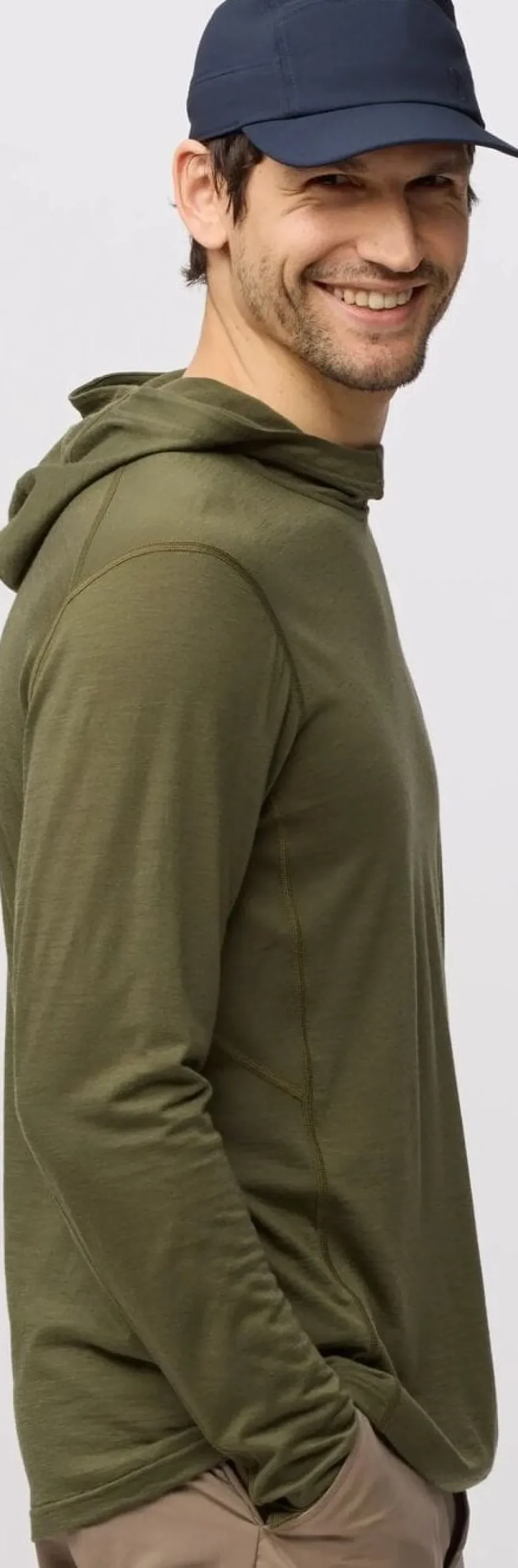 Fjällräven Abisko Wool Hoodie M Laurel Green