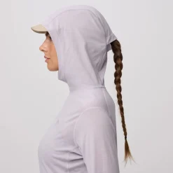 Fjällräven Abisko Wool Hoodie W Lavender Mist