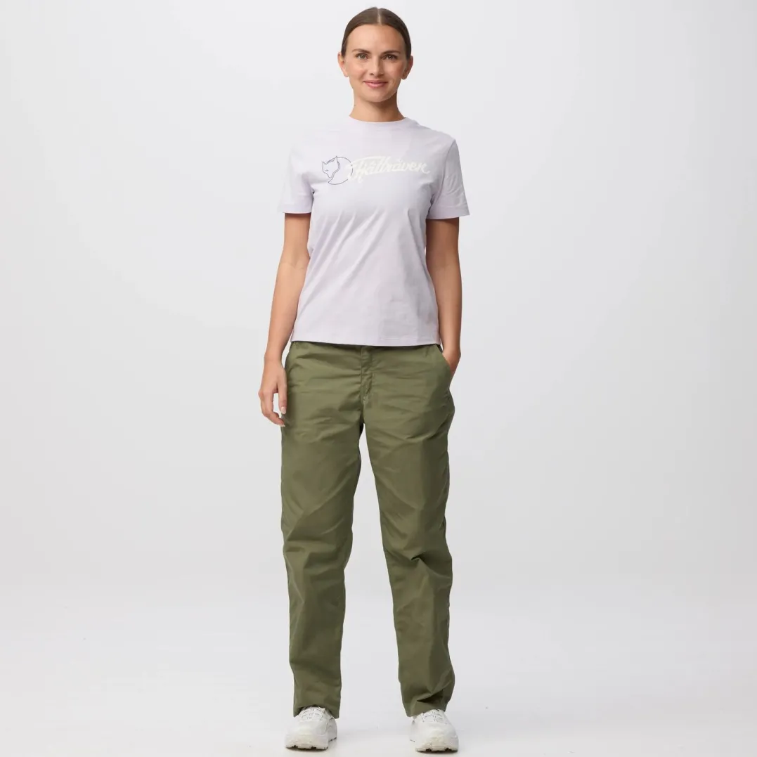 Fjällräven Archive Logo T-Shirt W Eggshell