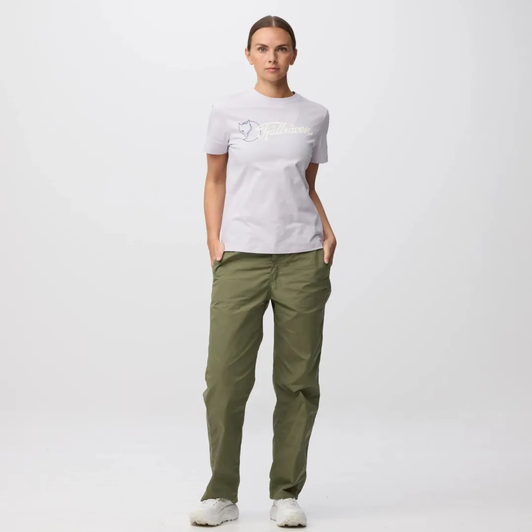 Fjällräven Archive Logo T-Shirt W Eggshell