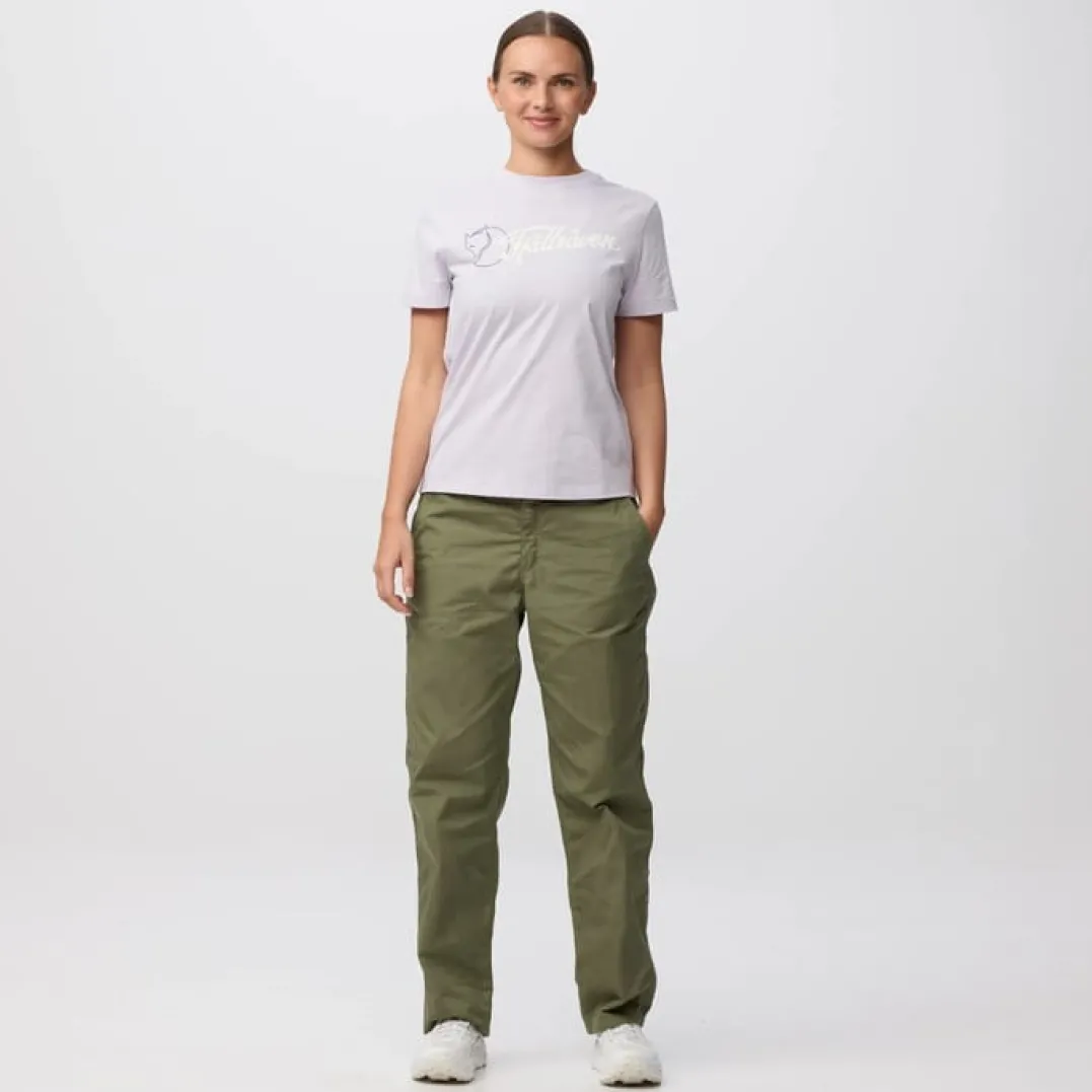 Fjällräven Archive Logo T-Shirt W Eggshell