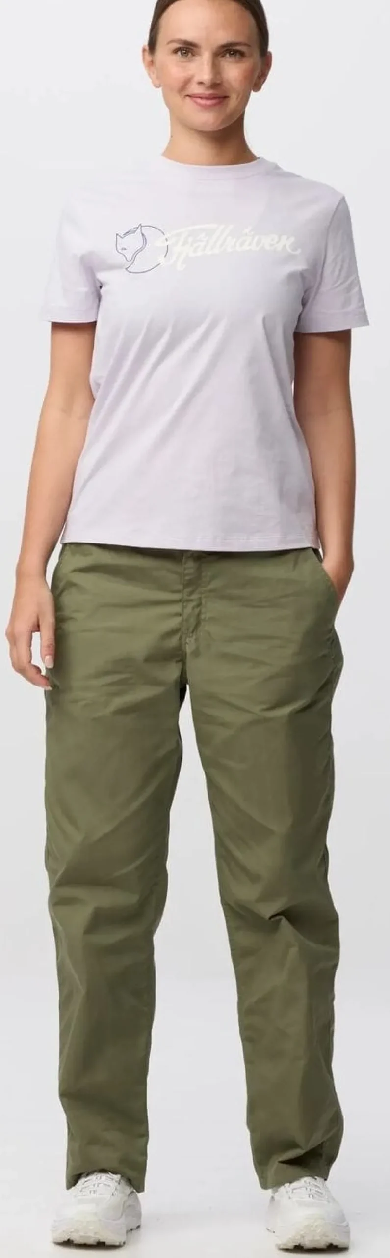 Fjällräven Archive Logo T-Shirt W Lavender Mist