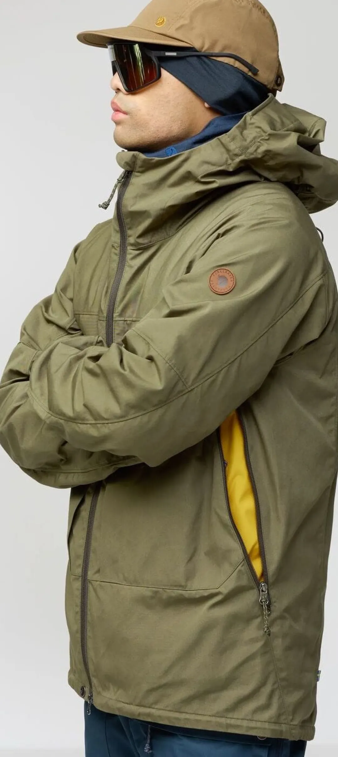 Fjällräven Bergtagen G-1000 Jacket M Flame Orange-mountain Blue