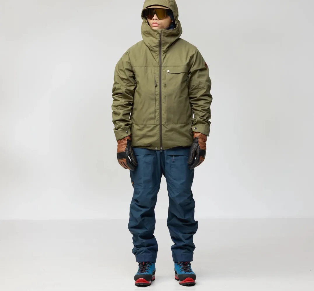 Fjällräven Bergtagen G-1000 Jacket M Flame Orange-mountain Blue