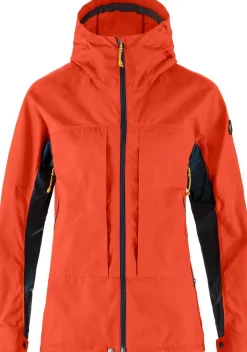 Fjällräven Bergtagen G-1000 Jacket W Flame Orange-mountain Blue
