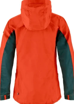 Fjällräven Bergtagen G-1000 Jacket W Flame Orange-mountain Blue