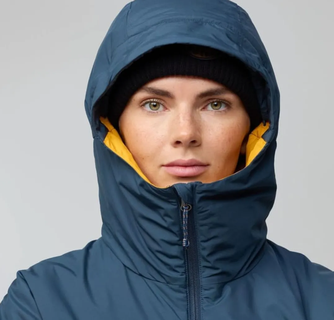 Fjällräven Bergtagen 60 Insulation Jkt W Mountain Blue-mustard Yellow