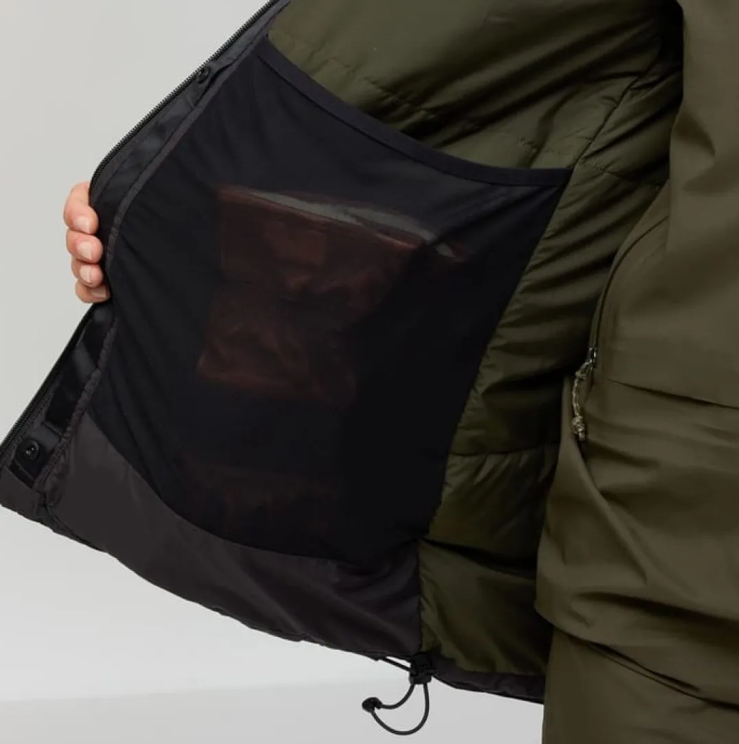 Fjällräven Bergtagen 130 Insulation Jkt W Black-deep Forest