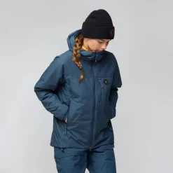 Fjällräven Bergtagen 60 Insulation Jkt W Mustard Yellow-mountain Blue