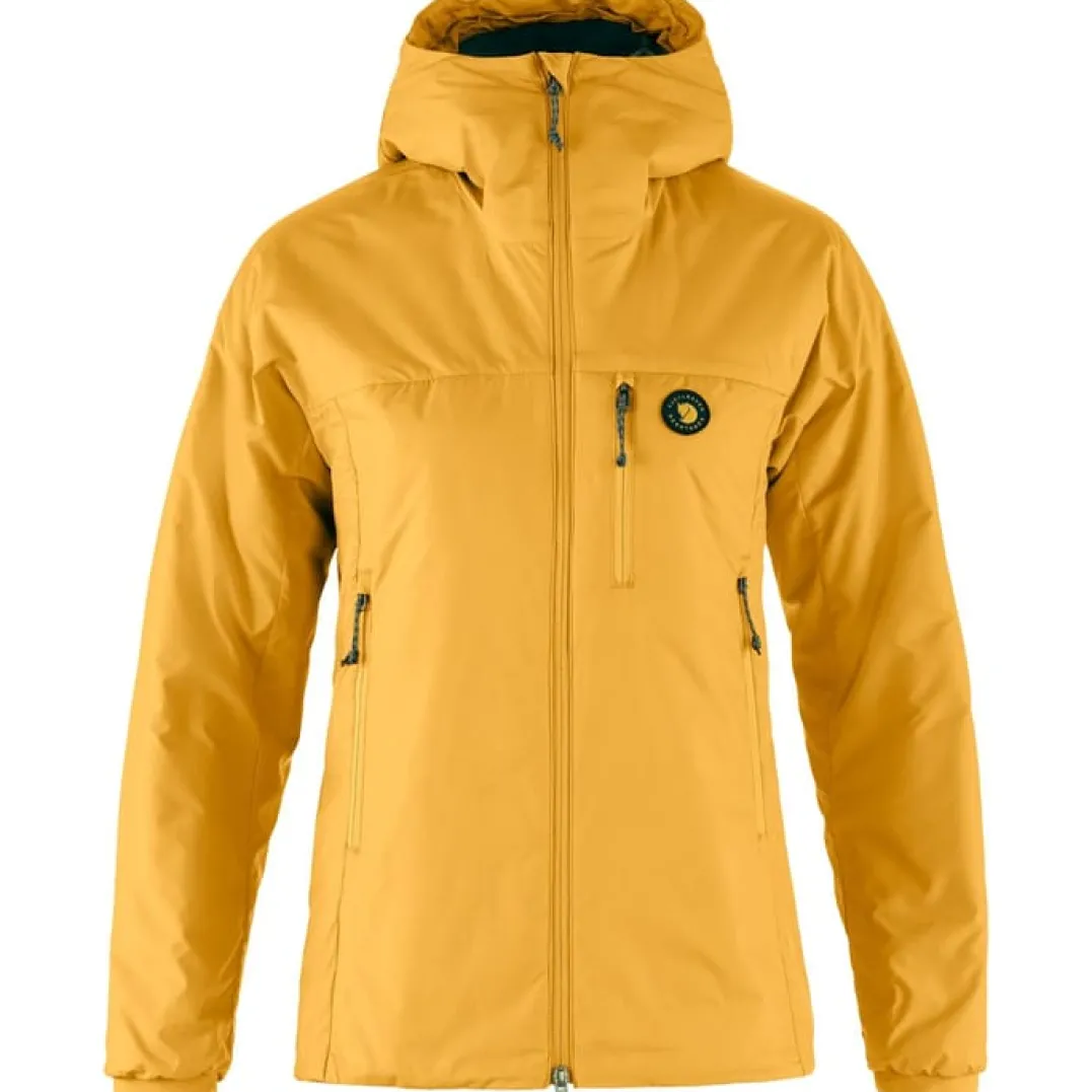 Fjällräven Bergtagen 60 Insulation Jkt W Mustard Yellow-mountain Blue