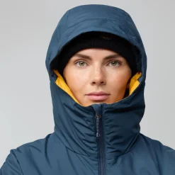 Fjällräven Bergtagen 60 Insulation Jkt W Mustard Yellow-mountain Blue