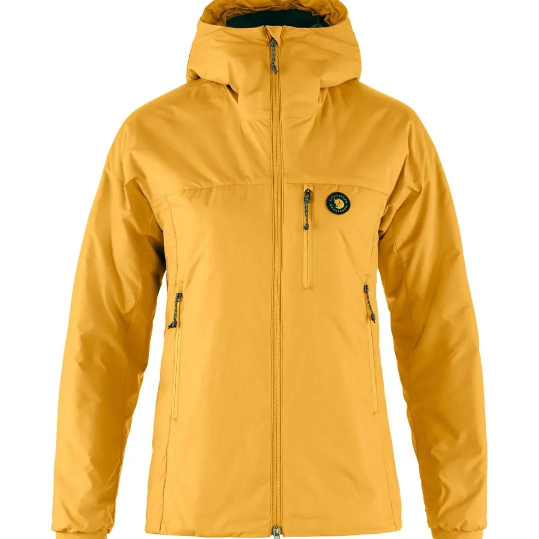 Fjällräven Bergtagen 60 Insulation Jkt W Mustard Yellow-mountain Blue