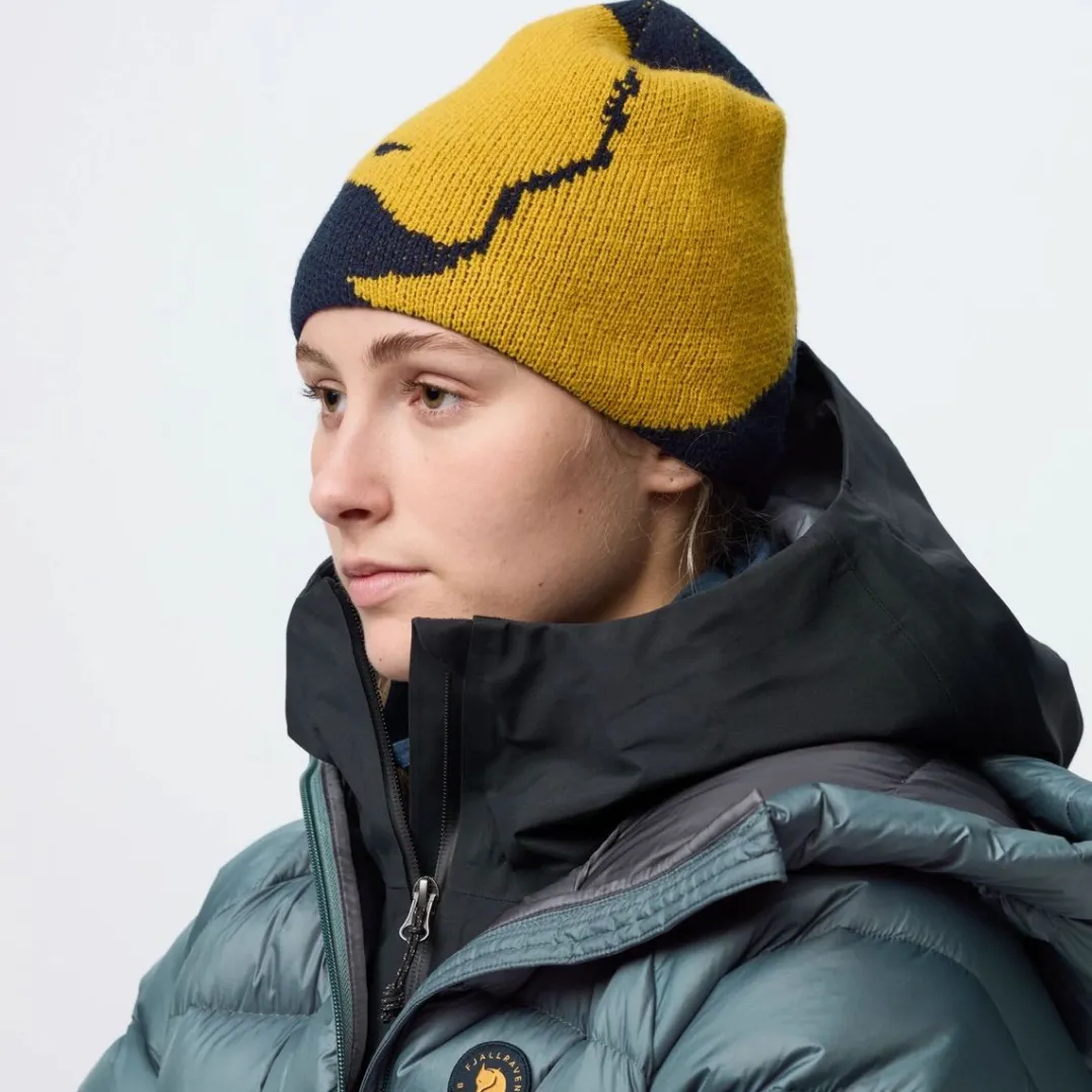 Fjällräven Bergtagen Jacquard Beanie Chalk White-grey