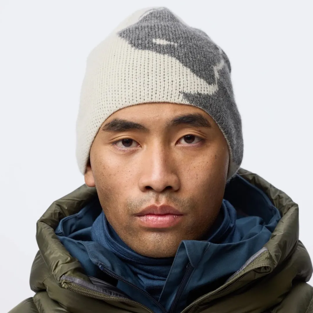 Fjällräven Bergtagen Jacquard Beanie Dark Navy-mustard Yellow