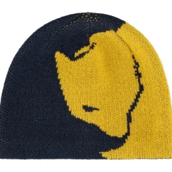 Fjällräven Bergtagen Jacquard Beanie Dark Navy-mustard Yellow