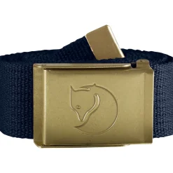 Fjällräven Canvas Brass Belt 4 cm Dark Navy