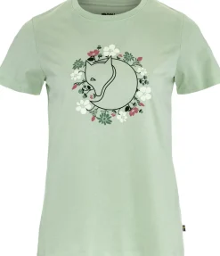 Fjällräven Fjällblomster Fox T-Shirt W Soft Jade
