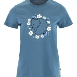 Fjällräven Fjällblomster Fox T-Shirt W Dawn Blue