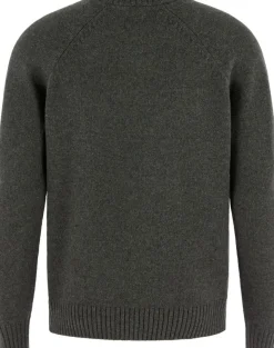 Fjällräven Fjällräven Logo Knit Sweater M Deep Forest