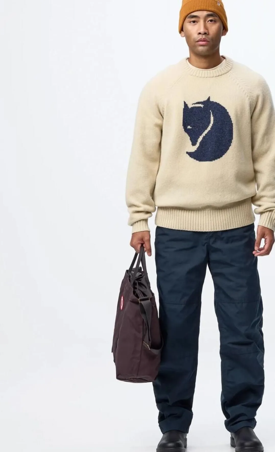 Fjällräven Fjällräven Logo Knit Sweater M Deep Forest