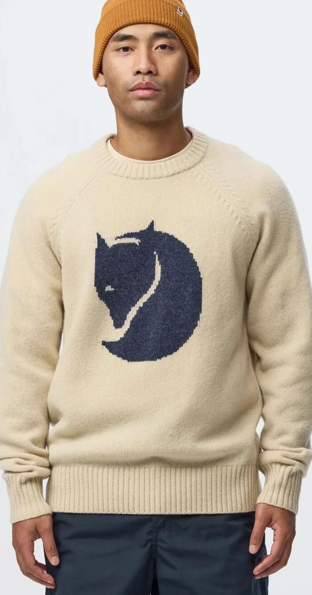 Fjällräven Fjällräven Logo Knit Sweater M Deep Forest