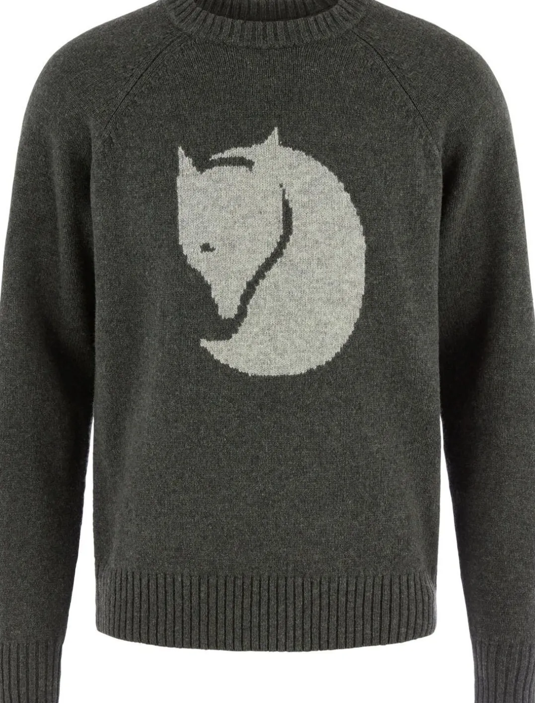 Fjällräven Fjällräven Logo Knit Sweater M Deep Forest