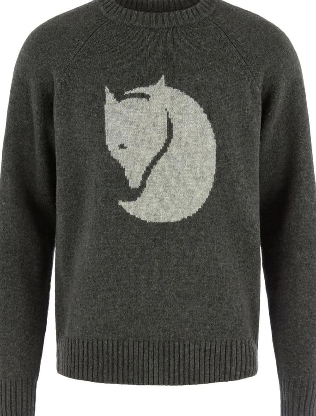 Fjällräven Fjällräven Logo Knit Sweater M Deep Forest