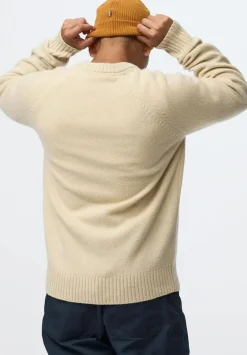 Fjällräven Fjällräven Logo Knit Sweater M Light Beige
