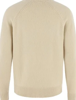Fjällräven Fjällräven Logo Knit Sweater M Light Beige