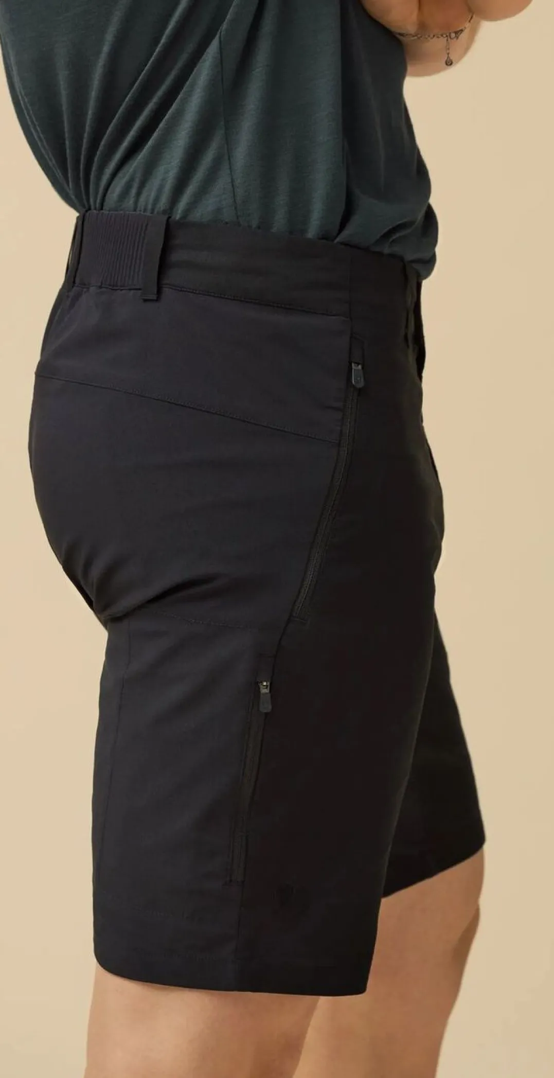 Fjällräven Hoja Hybrid Shorts M Navy