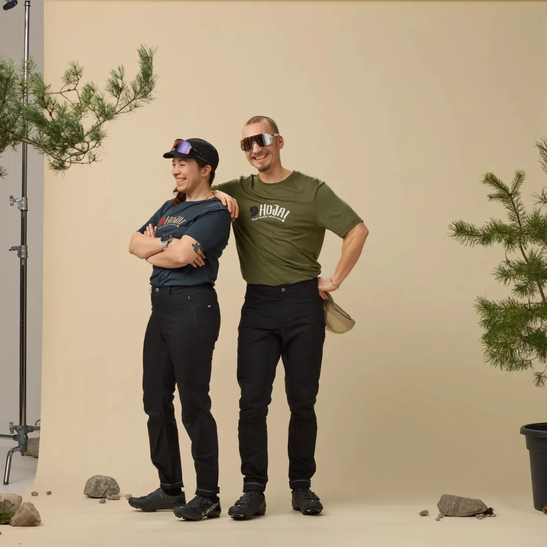 Fjällräven Hoja Hybrid Trousers M Black